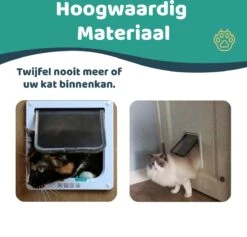 Mmoods Kattenluik – Zwarte Kattentunnel Maat L – Weersbestendig Dankzij Borstel – 4 Vergrendelingsstanden – Geschikt Voor Binnen En Buiten -Winkel Voor Kattenbenodigdheden 1200x1150 1