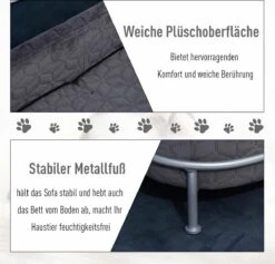 PawHut Hondenbank Met Rugleuning Huisdierenbank Met Metalen Poten Hondenbed Kattenbank D04-157 21 PawHut Hondenbank Met Rugleuning Huisdierenbank Met Metalen Poten Hondenbed Kattenbank D04-157 -Winkel Voor Kattenbenodigdheden 1200x1153 5