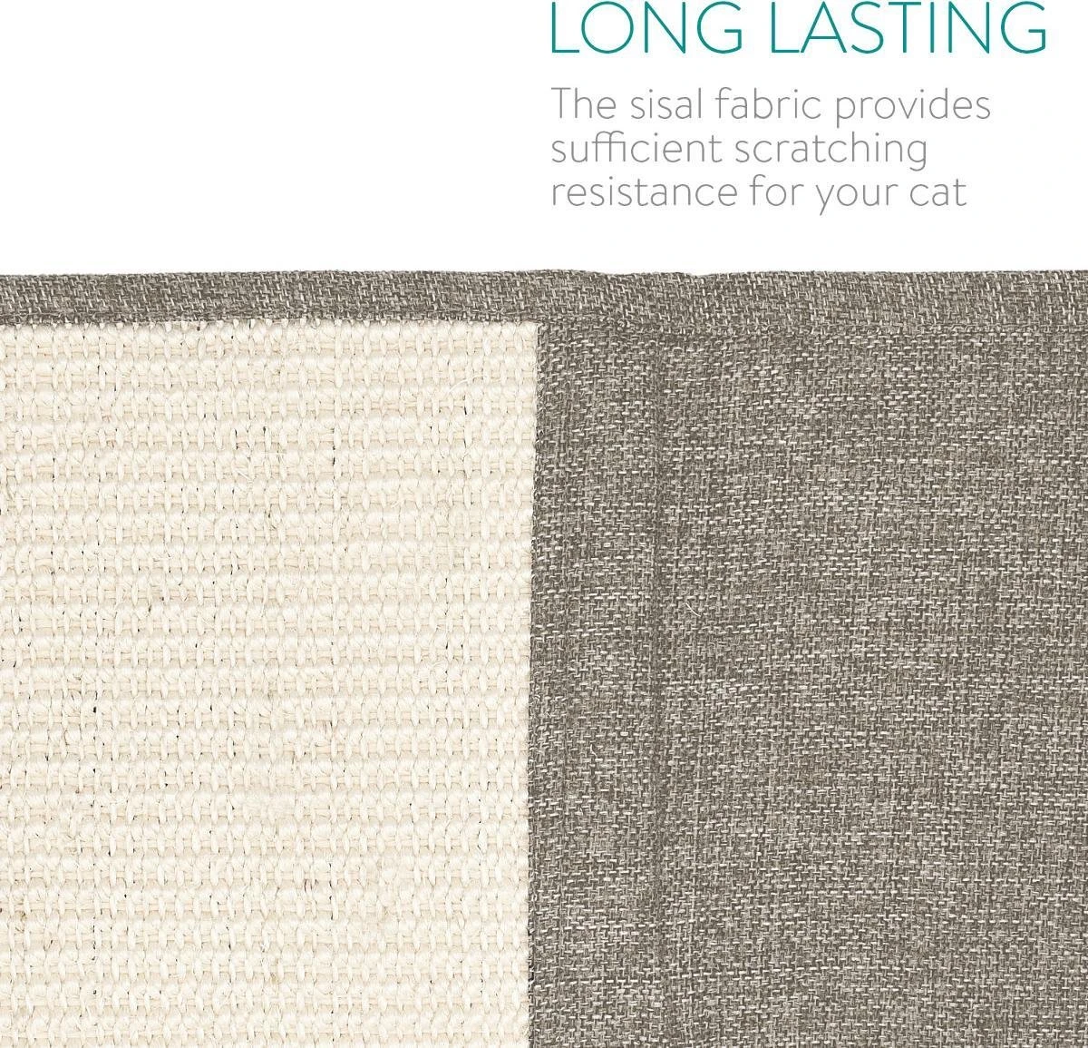 Navaris Katten Krabmat - Bescherming Van Meubels - Voor Banken En Stoelen - Krabbescherming - Voor De Linkerkant - Lichtbruin 6 Navaris Katten Krabmat - Bescherming Van Meubels - Voor Banken En Stoelen - Krabbescherming - Voor De Linkerkant - Lichtbruin - Afbeelding 4