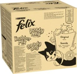 Felix Cat Snacks Party Mix - Kattensnacks Original En Seaside - 16 X 60g -Winkel Voor Kattenbenodigdheden 1200x1157 3