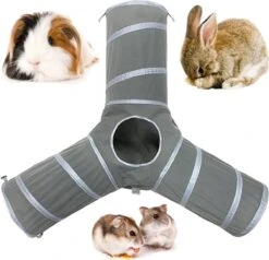 Adabol Knaagdier Speeltunnel – Konijnen Speelgoed – Cavia Speelgoed – Hamster Speelgoed – Konijnen Tunnel – Cavia Tunnel – Hamster Tunnel – 3 Gangen – 50 Cm Lengte -Winkel Voor Kattenbenodigdheden 1200x1158 9