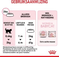 Royal Canin Mother & Babycat - Kattenvoer - 4 Kg -Winkel Voor Kattenbenodigdheden 1200x1159 28