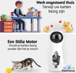 PetPetrol Automatisch Kattenspeeltje – Laser – Kattenlaser - Intelligent Interactief Voor Katten – Laser Kat – 9 Verschillende Standen – Incl. Oplaadkabel – Geruisloze Motor -Winkel Voor Kattenbenodigdheden 1200x1159 36