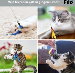 Filo Kattenhengel Set + 12 Kattenspeeltjes – Speelhengels Interactief Kattenspeelgoed – Hengel Kattenspeeltje Kittens - Speelgoed Speelhengel Vis Kat En Kitten 15 Filo Kattenhengel Set + 12 Kattenspeeltjes – Speelhengels Interactief Kattenspeelgoed – Hengel Kattenspeeltje Kittens - Speelgoed Speelhengel Vis Kat En Kitten -Winkel Voor Kattenbenodigdheden 1200x1170 13