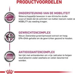 Royal Canin Mobility - Kattenvoer - 2 Kg -Winkel Voor Kattenbenodigdheden 1200x1175 2