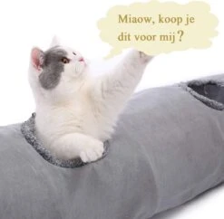 Bonbox Shop - Kattentunnel - 130 CM - Katten Speelgoed - Kitten - Spelen- Speeltunnel - Speelgoed Voor Katten -Winkel Voor Kattenbenodigdheden 1200x1175 9