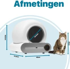 BOME Automatische Kattenbak - Zelfreinigende Kattenbak - Met App En Touchscreen - 65L -Winkel Voor Kattenbenodigdheden 1200x1182 10