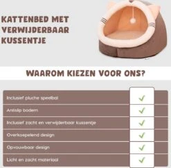 Kattenmand - Kattenhuis - Kattenbed - Kattenhangmat - Poezenmand - Kattenkussen - 40 Cm -Winkel Voor Kattenbenodigdheden 1200x1185 9