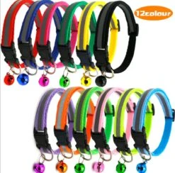 Merkloos Kattenhalsband Met Belletje - Reflecterend - Verstelbaar - 19 / 32 Cm - Halsband Kat - Kattenbandje - Cat - Kitten - Katten Halsband - Zwart -Winkel Voor Kattenbenodigdheden 1200x1186 5