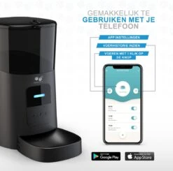 Pretty Paws PP005 Wifi Voerautomaat Zwart - Automatische Voerbak - Slimme Voerautomaat Met App - Instelbaar Voedingsschema - WIFI 17 Pretty Paws PP005 Wifi Voerautomaat Zwart - Automatische Voerbak - Slimme Voerautomaat Met App - Instelbaar Voedingsschema - WIFI -Winkel Voor Kattenbenodigdheden 1200x1190 8