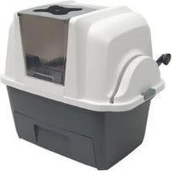 Catit Kattenbak - Incl. 4 Afvalzakken - Grijs/Wit - 67 X 48 X 46 Cm -Winkel Voor Kattenbenodigdheden 1200x1194 10