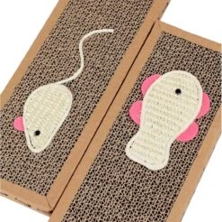 Krabmat Voor Katten - Krabplank- Incl. Kattenkruid - Karton - 38x12,5x1,8 Cm -Winkel Voor Kattenbenodigdheden 1200x1196 5