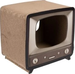 District 70 TELLY - Retro TV Krabmeubel - Instagrammable Kartonnen TV Voor Katten - 39 X 27 X 37 Cm 15 District 70 TELLY - Retro TV Krabmeubel - Instagrammable Kartonnen TV Voor Katten - 39 X 27 X 37 Cm -Winkel Voor Kattenbenodigdheden 1200x1197 17