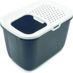 Savic Hop In - Kattenbak - Grijs - 58,5 X 39 X 39,5 Cm -Winkel Voor Kattenbenodigdheden 1200x1197 20