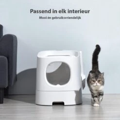 Skipoo Kattenbak Space Series - Kattenmand Met Lade - Inclusief Kattenbak Schep - Grote Kattenbak -Winkel Voor Kattenbenodigdheden 1200x1198 15