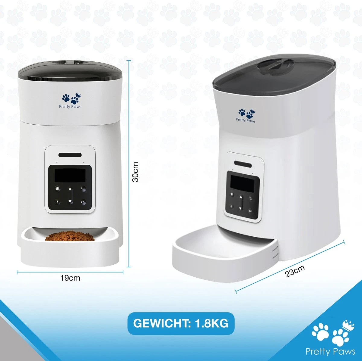Pretty Paws PP002 Professionele Automatische Voerbak Kat- Stemrecorder - Voerautomaat - Katten Voerbak - Minimalistisch 13 Pretty Paws PP002 Professionele Automatische Voerbak Kat- Stemrecorder - Voerautomaat - Katten Voerbak - Minimalistisch - Afbeelding 11