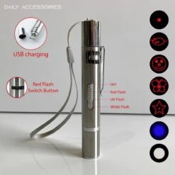 Merkloos Laserpen - Daily Accessoires - USB Oplaadbaar - Kattenspeeltjes - Laserlampje - 7 Verschillende Standen - RVS Zilver - Zaklamp - UV Lamp – Kattenspeelgoed 23 Merkloos Laserpen - Daily Accessoires - USB Oplaadbaar - Kattenspeeltjes - Laserlampje - 7 Verschillende Standen - RVS Zilver - Zaklamp - UV Lamp – Kattenspeelgoed -Winkel Voor Kattenbenodigdheden 1200x1200 1054