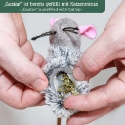 Pfotenolymp® Interactief Kattenspeelgoed / Speeldoos Met Speelballen & Speelmuis - Houten Speelgoed Voor Katten - Mollenspel / Vangspel / Jachtspel -Winkel Voor Kattenbenodigdheden 1200x1200 1080