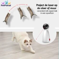 PetPetrol Automatisch Kattenspeeltje – Laser – Kattenlaser - Intelligent Interactief Voor Katten – Laser Kat – 9 Verschillende Standen – Incl. Oplaadkabel – Geruisloze Motor -Winkel Voor Kattenbenodigdheden 1200x1200 1158