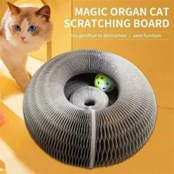 Magic Organ Cat Scratching Board Speelgoed |Magic Krab Karton Krabmat Voor Katten Design Krabkarton Voor Katten 2in 1 Met Speelgoed Balletje- Kattenspeeltjes - Alternatief Voor De Katten Krabpaal - Kattenspeelgoed -TikTok - TikTok Made Me Buy It -Winkel Voor Kattenbenodigdheden 1200x1200 1169