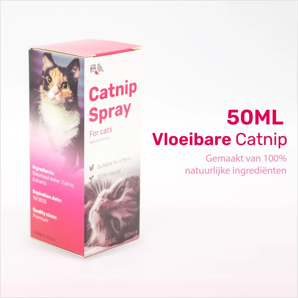 LBB - Catnip Spray 50ML - 100% Natuurlijk - CE Gekeurd - Kattenkruid Spray - Catnip Speelgoed - Valeriaan - Kat - Katten 6 LBB - Catnip Spray 50ML - 100% Natuurlijk - CE Gekeurd - Kattenkruid Spray - Catnip Speelgoed - Valeriaan - Kat - Katten - Afbeelding 4
