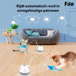 Filo Elektrisch Rijdend Kattenspeelgoed Met Laser - Rijdend Kattenspeeltje - Automatisch Interactief Speelgoed Katten - Kattencadeaus - Elektronisch Speelgoed Kittens - Kat - Kitten - Laserspeelgoed - Kado 15 Filo Elektrisch Rijdend Kattenspeelgoed Met Laser - Rijdend Kattenspeeltje - Automatisch Interactief Speelgoed Katten - Kattencadeaus - Elektronisch Speelgoed Kittens - Kat - Kitten - Laserspeelgoed - Kado -Winkel Voor Kattenbenodigdheden 1200x1200 1216