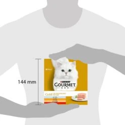 Gourmet Gold Mousse - Kattenvoer Natvoer - Met Tonijn, Lever, Kalkoen, Rund - 48 X 85 G -Winkel Voor Kattenbenodigdheden 1200x1200 160