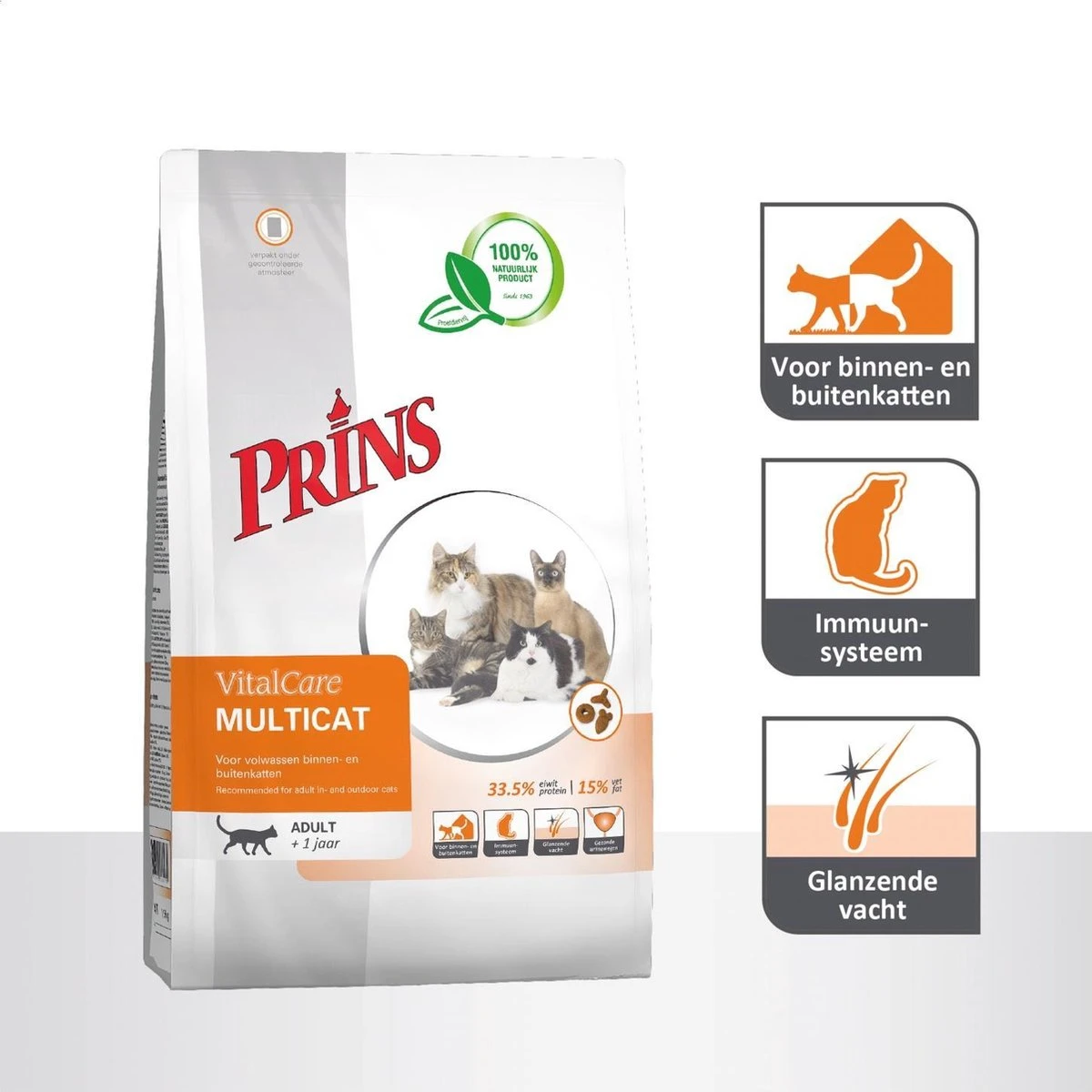 Prins VitalCare Multicat 10 Kg - Kat 12 Prins VitalCare Multicat 10 Kg - Kat - Afbeelding 10