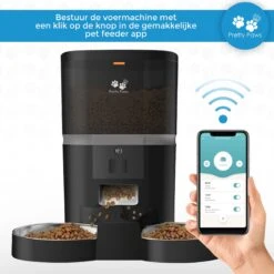 Pretty Paws QQ003 - Wifi Voermachine - Dubbele Voerbakjes - Zwart - Kat - 6L -Winkel Voor Kattenbenodigdheden 1200x1200 254