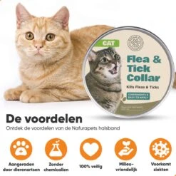 Nafurapets Vlooienband Voor Kat – Anti Vlooien – Teken Band – 100% Natuurlijk – 8 Maanden Bescherming – Grote & Kleine Kat -Winkel Voor Kattenbenodigdheden 1200x1200 3