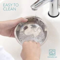 Navaris Verhoogd Dubbel Dieren Voedingsstation - 2 Kommen Voor Katten En Kleine Honden - Roestvrij Staal - Verhoogde Bamboe Standaard -Winkel Voor Kattenbenodigdheden 1200x1200 304