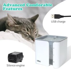Nobleza USB Drinkfontein Voor Hond/Kat - 2L - Incl. 2 Filters - Wit 23 Nobleza USB Drinkfontein Voor Hond/Kat - 2L - Incl. 2 Filters - Wit -Winkel Voor Kattenbenodigdheden 1200x1200 310