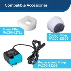 PetSafe® Streamside Ceramic Pet Fountain - Keramische Drinkfontein Voor Katten En Kleine Honden - Water Borrelt Zacht Over De Toren - Door Het Design Van Alle Kanten Bereikbaar - 1,8 Liter - PetSafe Streamside -Winkel Voor Kattenbenodigdheden 1200x1200 321