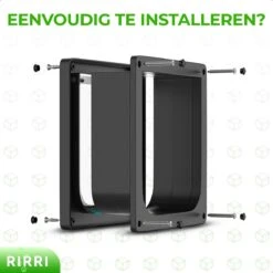 Rirri Kattenluik Met Tunnel - 4 Vergrendelingsstanden - Weersbestendig - Binnen En Buiten - Maat L - Zwart - 25,5 X 23.5 Cm 12 Rirri Kattenluik Met Tunnel - 4 Vergrendelingsstanden - Weersbestendig - Binnen En Buiten - Maat L - Zwart - 25,5 X 23.5 Cm -Winkel Voor Kattenbenodigdheden 1200x1200 417