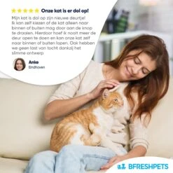 BFreshPets Kattenluik + Massageborstel - Met Tunnel - 4 Vergrendelingsstanden - Weersbestendig - Maat L - Zwart - 27 X 24 Cm -Winkel Voor Kattenbenodigdheden 1200x1200 423