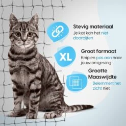 Kattennet Voor Balkon 4 X 10 M - Kattennet - Katten Gaas - Zwart 13 Kattennet Voor Balkon 4 X 10 M - Kattennet - Katten Gaas - Zwart -Winkel Voor Kattenbenodigdheden 1200x1200 427