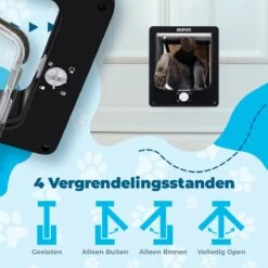 Skipoo Kattenluik Met Tunnel - Weerbestendig - Grote Kat - 4 Vergrendelingsstanden - Zwart -Winkel Voor Kattenbenodigdheden 1200x1200 439