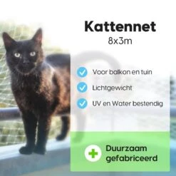 Kattennet - Balkon Net - Katten Gaas - Kattennet Balkon - Transparant - 8x3 M -Winkel Voor Kattenbenodigdheden 1200x1200 495