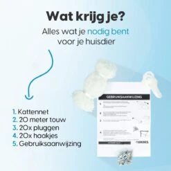 Kattennet - Balkon Net - Katten Gaas - Kattennet Balkon - Transparant - 8x3 M -Winkel Voor Kattenbenodigdheden 1200x1200 500