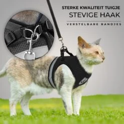 Ease Store Kattentuigje – Maat S – Met Looplijn – Kittentuigje – Dierentuigje – Hondentuigje – Reflecterend – Zwart -Winkel Voor Kattenbenodigdheden 1200x1200 526