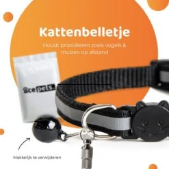 ACE Pets Reflecterende Kattenhalsband Met Veiligheidssluiting – Halsband Kat & Kitten - Met Adreskoker - Kittenhalsband & Kattenbandje Met Belletje - Geschikt Voor Apple Airtag - Zwart 14 ACE Pets Reflecterende Kattenhalsband Met Veiligheidssluiting – Halsband Kat & Kitten - Met Adreskoker - Kittenhalsband & Kattenbandje Met Belletje - Geschikt Voor Apple Airtag - Zwart -Winkel Voor Kattenbenodigdheden 1200x1200 553