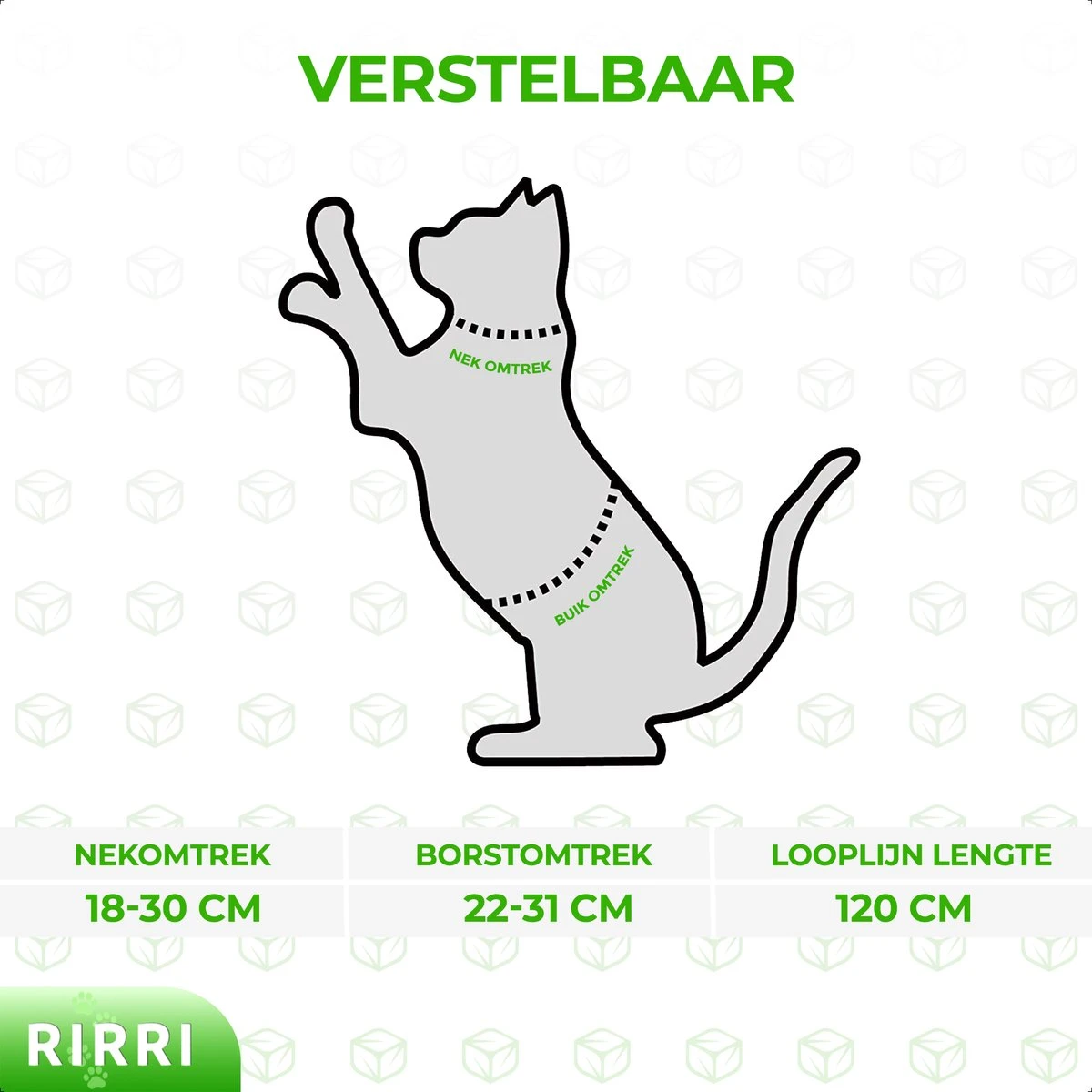 Rirri Kattenharnas Met Looplijn - Kattentuigje Met Looplijn Hoogwaardige Kwaliteit - Zwart 7 Rirri Kattenharnas Met Looplijn - Kattentuigje Met Looplijn Hoogwaardige Kwaliteit - Zwart - Afbeelding 5