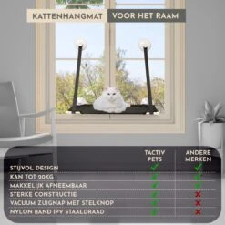 TACTIV PETS® Kattenhangmat | Hangmat Kat | Kattenhangmat Raam | Kattenmand -Winkel Voor Kattenbenodigdheden 1200x1200 598
