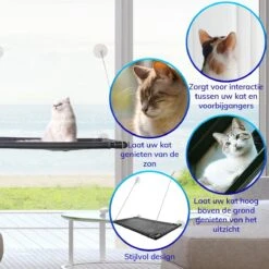 Kattenhangmat - Hangmat Kat- Kattenhangmat Raam – Kattenbed - Kattenhangmand - Kattenkussen 20 Kattenhangmat - Hangmat Kat- Kattenhangmat Raam – Kattenbed - Kattenhangmand - Kattenkussen -Winkel Voor Kattenbenodigdheden 1200x1200 614