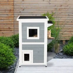 Relaxdays Kattenhuis Buiten - Groot Kattenhok Binnen - Hoog Kattenmeubel Grijs Hout - Tuin 20 Relaxdays Kattenhuis Buiten - Groot Kattenhok Binnen - Hoog Kattenmeubel Grijs Hout - Tuin -Winkel Voor Kattenbenodigdheden 1200x1200 627