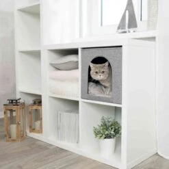 Trixie Kattenmand Iglo Ella Grijs - 33X33X37 CM -Winkel Voor Kattenbenodigdheden 1200x1200 651