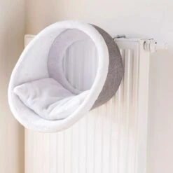 Trixie Radiator Hangmat Iglo - Wit/Grijs 34 X 38 X 38 Cm -Winkel Voor Kattenbenodigdheden 1200x1200 677