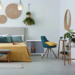 Relaxdays Kattenbak Ombouw Design - Kattenhuis Op Pootjes - Kattenmeubel Wit - Kattenkast -Winkel Voor Kattenbenodigdheden 1200x1200 682