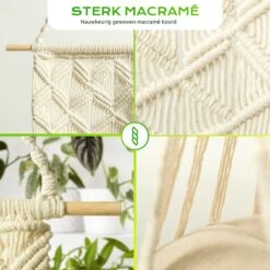 Qoods Kattenhangmat Macramé - Hangende Kattenmand Raam Of Radiator - Kattenbed - Poezenmand -Winkel Voor Kattenbenodigdheden 1200x1200 752