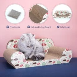 Nobleza 46IIC Design Krabsofa - Krabplank Met Catnip - L54 X B26 X H20 Cm -Winkel Voor Kattenbenodigdheden 1200x1200 805